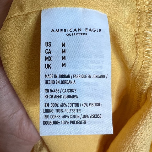 AMERICAN EAGLE Textured Wrap Mini Dress. Size Medium - Picture 12 of 12